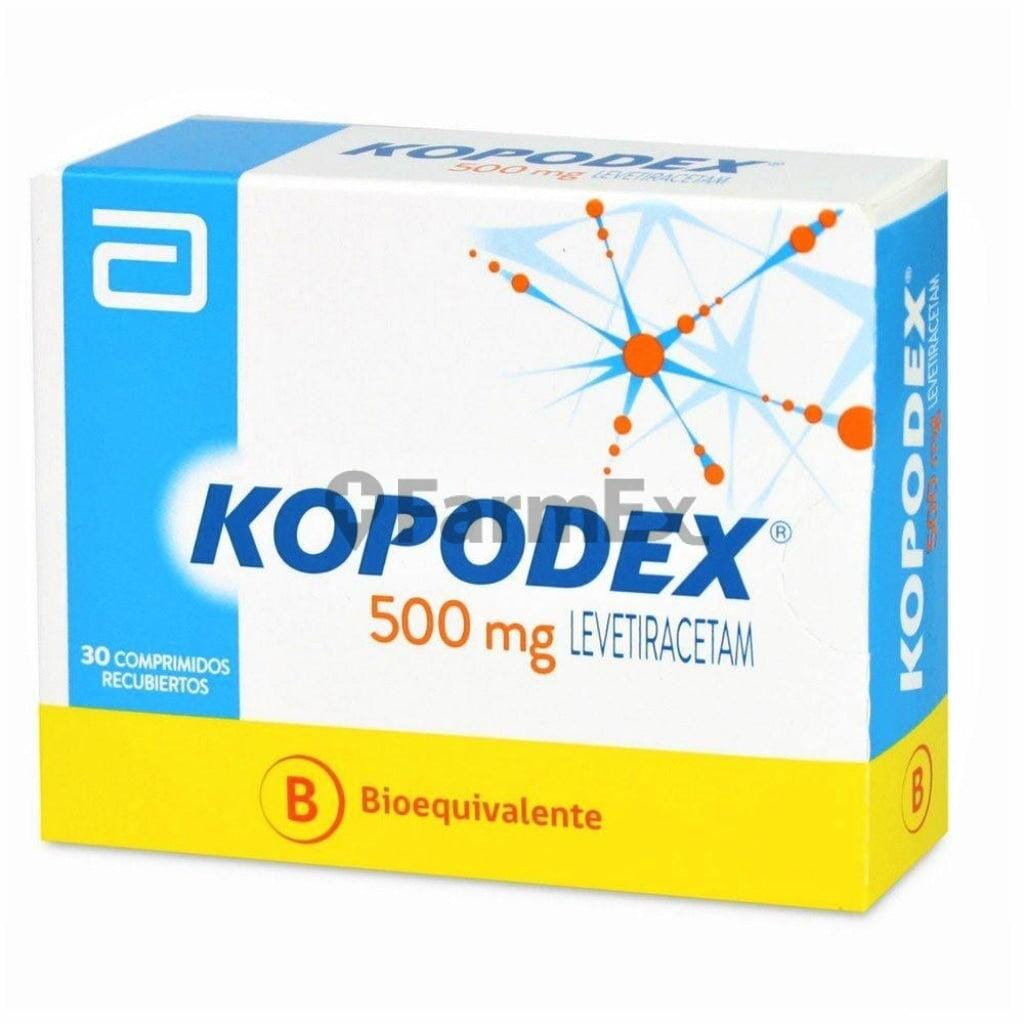 Kopodex 500 mg x 30 comprimidos Farmex-Receta Solidaria-Persistente